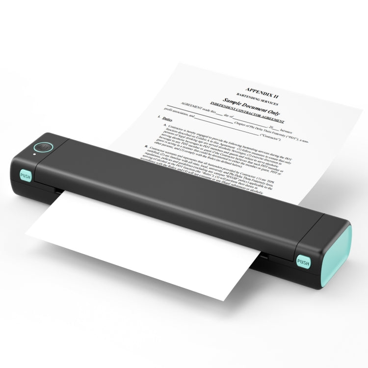 เครื่องพิมพ์ความร้อนแบบพกพาไร้สาย Bluetooth M08F รุ่นสีดำเขียว ขนาด A4 รุ่นสีดำ ขนาด A4 รุ่นสีขาว ขนาด A4 รุ่นสีขาวส้ม ขนาด A4 รุ่นสีเขียว ขนาด A4 รุ่นสีชมพู ขนาด A4 รุ่นสีเทา ขนาด A4 รุ่นสีเงิน ขนาด A4 รุ่นสีดำเขียว ขนาด Letter