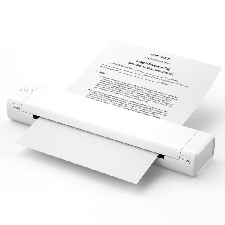 เครื่องพิมพ์ความร้อนแบบพกพาไร้สาย Bluetooth M08F รุ่นสีดำเขียว ขนาด A4 รุ่นสีดำ ขนาด A4 รุ่นสีขาว ขนาด A4 รุ่นสีขาวส้ม ขนาด A4 รุ่นสีเขียว ขนาด A4 รุ่นสีชมพู ขนาด A4 รุ่นสีเทา ขนาด A4 รุ่นสีเงิน ขนาด A4 รุ่นสีดำเขียว ขนาด Letter