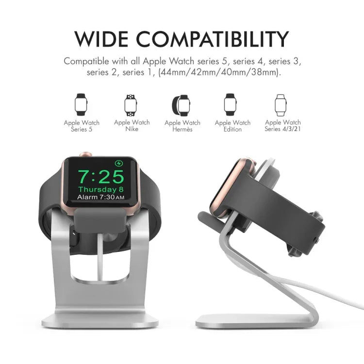 ฐานตั้งอะลูมิเนียมอัลลอยด์ AhaStyle ST03 สำหรับ Apple Watch Series, ST03 (สีเงิน)