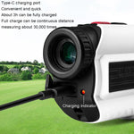 PGM JQ015 เครื่องวัดระยะเลเซอร์กอล์ฟกันน้ำ IP54 กล้องโทรทรรศน์, ระยะวัด: 400m, ระยะวัด: 600m (สีขาว)