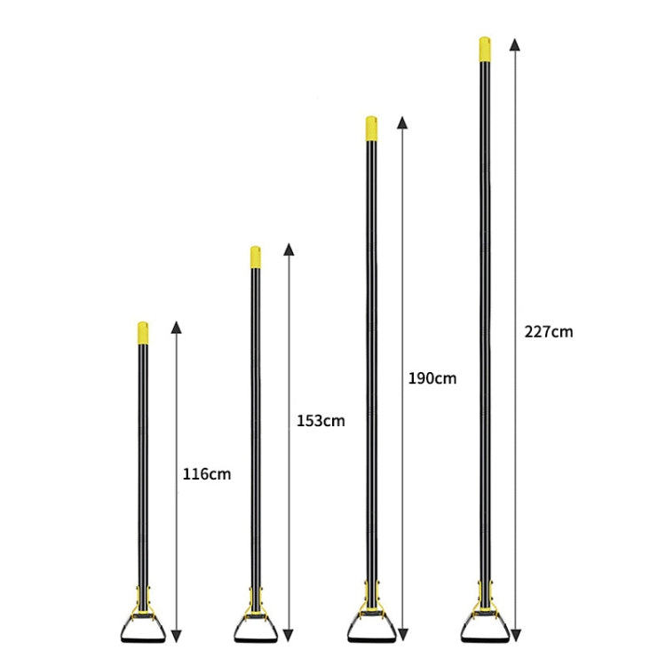 เครื่องมือทำสวนจอบถอนหญ้ารูปวงแหวน MYL-10, 3 ท่อน 1.2 ม., 4 ท่อน 1.6 ม., 5 ท่อน 2.0 ม., 6 ท่อน 2.4 ม.