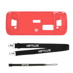 สำหรับเคสซิลิโคนเครื่องเล่นเกม Steam Deck Hifylux ST-PF14 ป้องกันรอยขีดข่วน กันลื่น พร้อมสายคล้องมือ เคสซิลิโคนสีน้ำเงิน เคสซิลิโคนสีแดง