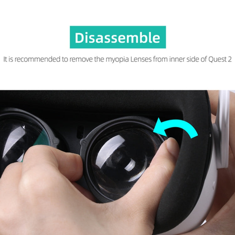 สำหรับ Oculus Quest 2 Hifylux Q2-QF11 กรอบเลนส์สายตาสั้นแบบอะซิริกแอสเฟอริกคู่สำหรับแว่นตา VR
