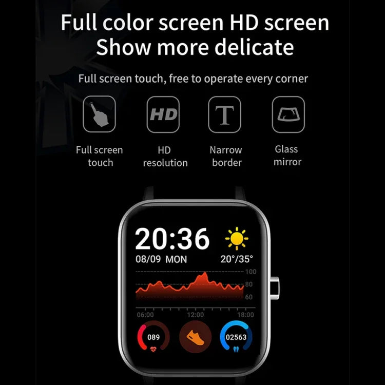 H10 นาฬิกาอัจฉริยะหน้าจอ 1.69 นิ้ว โทร Bluetooth รองรับการวัดอัตราการเต้นหัวใจ/ความดันโลหิต/การนอนหลับ สีดำ ชมพู เหลือง เทา น้ำเงินตาข่าย+ซิลิโคน ดำตาข่าย+ซิลิโคน ชมพูตาข่าย+ซิลิโคน ทองตาข่าย+ซิลิโคน เงินตาข่าย+ซิลิโคน