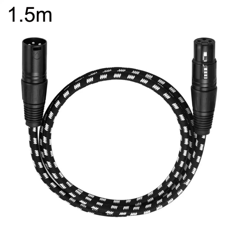 สายเสียง Canon แบบตัวผู้เป็นตัวเมีย สำหรับไมโครโฟน เพาเวอร์แอมพลิฟายเออร์ XLR, KN006 ความยาว 1m, 1.5m, 2m, 3m, 5m, 10m, 15m, 20m