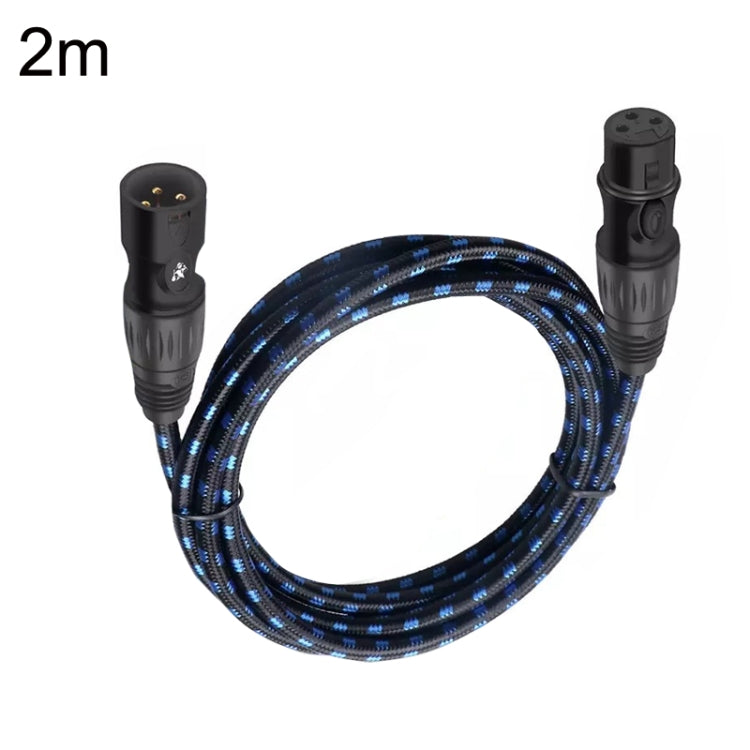 สายเสียง Canon แบบตัวผู้เป็นตัวเมีย สำหรับไมโครโฟน เพาเวอร์แอมพลิฟายเออร์ XLR, KN006 ความยาว 1m, 1.5m, 2m, 3m, 5m, 10m, 15m, 20m
