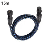 สายเสียง Canon แบบตัวผู้เป็นตัวเมีย สำหรับไมโครโฟน เพาเวอร์แอมพลิฟายเออร์ XLR, KN006 ความยาว 1m, 1.5m, 2m, 3m, 5m, 10m, 15m, 20m