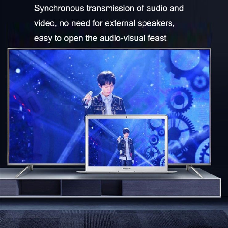 สายแปลง HD55Y VGA เป็น HDMI พร้อม USB และแหล่งจ่ายไฟ, VGA+USB เป็น HDMI ความละเอียด HD 1080P