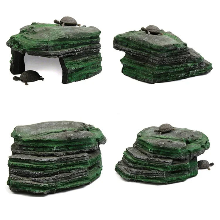 บ้านซ่อนตัวเต่าระเบียงอาบแดด เรซิน โต๊ะปีนป่าย ท่อนซุง GT026, GT023, GT149, GT001, GT013S