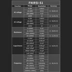 มัลติมิเตอร์ดิจิทัลความแม่นยำสูงแบบอัตโนมัติเต็มรูปแบบ FNIRSI S1, รุ่น S1