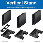 ขาตั้งพัดลมระบายความร้อนสำหรับ PS4 / PS4 Slim / PS4 Pro พร้อมแท่นวางแนวตั้งและที่ชาร์จคอนโทรลเลอร์คู่ JL-P1908
