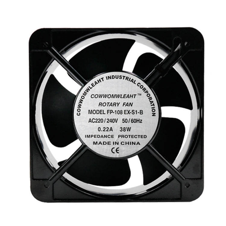 เพลาชุดลูกกลิ้ง 220V 38W 15 ซม. สำหรับตู้ไฟฟ้า, พัดลมแบริ่งน้ำมัน, พัดลมแบริ่งลูกกลิ้งคู่