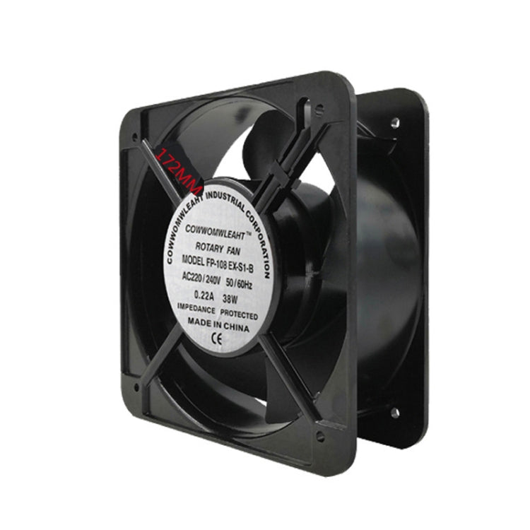 เพลาชุดลูกกลิ้ง 220V 38W 15 ซม. สำหรับตู้ไฟฟ้า, พัดลมแบริ่งน้ำมัน, พัดลมแบริ่งลูกกลิ้งคู่