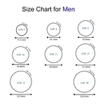 SH800-140 8mm Wide Curved Radian Step Silicone Ring, No.7, No.8, No.9, No.10, No.11, No.12