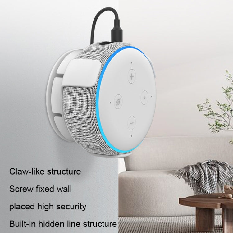 ขาแขวนลำโพงอัจฉริยะ AhaStyle PT62 สำหรับ Google Home Mini สีดำ, Google Home Mini สีขาว, Amazon Echo Dot 3 สีดำ, Amazon Echo Dot 3 สีขาว