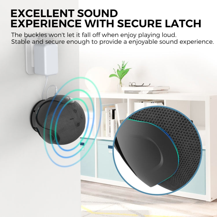 ขาตั้งผนังเก็บลำโพง AhaStyle PT183 สำหรับ Amazon Echo Dot 4/5 สีขาว, Amazon Echo Dot 4/5 สีดำ