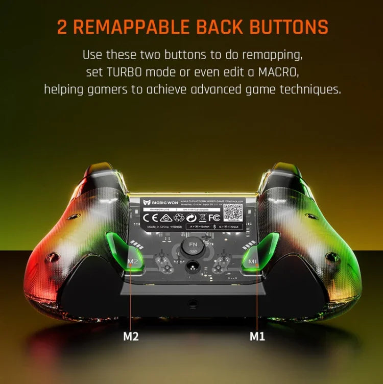 จอยเกมมีสาย RGB สำหรับ PC/Switch, BIGBIGWON C1 S