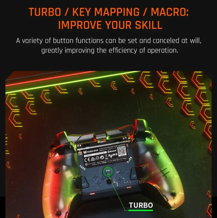 จอยเกมมีสาย RGB สำหรับ PC/Switch, BIGBIGWON C1 S