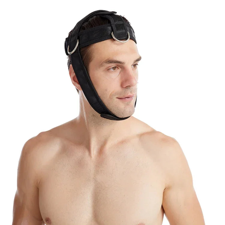 MK119 Neck Training Belt Head and Neck Trainer Shoulder Weight Strength Training Headgear, Neck Training Belt