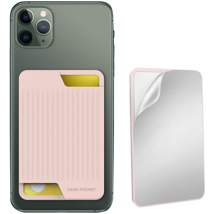 AhaStyle เคสซิลิโคนหลังโทรศัพท์มือถือใส่บัตร บัตรรถเมล์ บัตรธนาคาร ออแกไนเซอร์สะดวกสบาย PT169 (สีชมพู), PT169 (สีดำ), PT169 (สีเขียว), PT169 (สีม่วง)