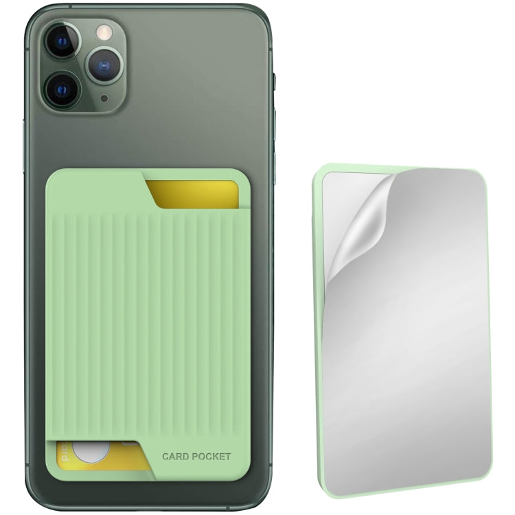 AhaStyle เคสซิลิโคนหลังโทรศัพท์มือถือใส่บัตร บัตรรถเมล์ บัตรธนาคาร ออแกไนเซอร์สะดวกสบาย PT169 (สีชมพู), PT169 (สีดำ), PT169 (สีเขียว), PT169 (สีม่วง)