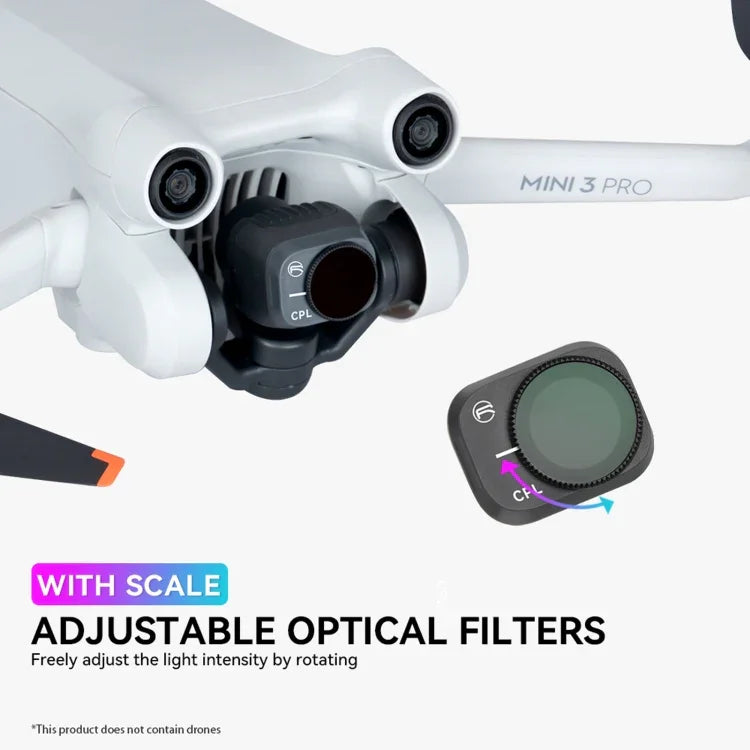 สำหรับ DJI Mini 3 Pro ฟิลเตอร์ RCSTQ PL อุปกรณ์เสริมโดรน ND8/PL, ND16/PL, ND32/PL, ND64/PL, 4 ใน 1 ND/PL 8/16/32/64, 6 ใน 1 UV+CPL+ND/PL 8/16/32/64