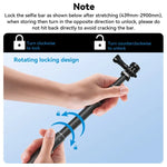 ไม้เซลฟี่ TELESIN 3M คาร์บอนไฟเบอร์ Monopod พร้อมสกรู 1/4 สำหรับกล้องแอคชั่น 3 เมตร