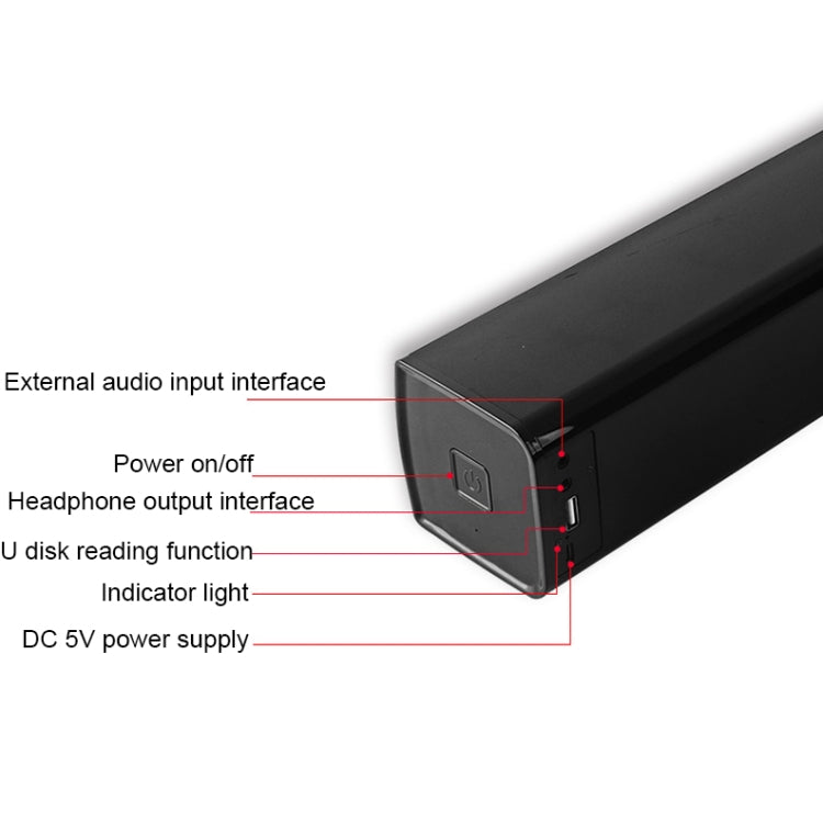 ลำโพงบลูทูธเล่นเกมตั้งโต๊ะ BT809S พร้อมปลั๊ก USB คอมพิวเตอร์และไฟแสงรอบข้างอัจฉริยะ