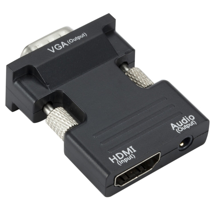 อะแดปเตอร์โปรเจคเตอร์ HDMI พร้อมสายเสียง แปลงคอมพิวเตอร์ HD, HDMI เป็น VGA, VGA เป็น HDMI