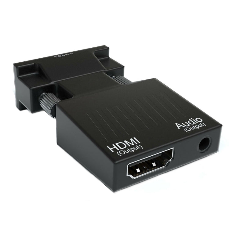 อะแดปเตอร์โปรเจคเตอร์ HDMI พร้อมสายเสียง แปลงคอมพิวเตอร์ HD, HDMI เป็น VGA, VGA เป็น HDMI
