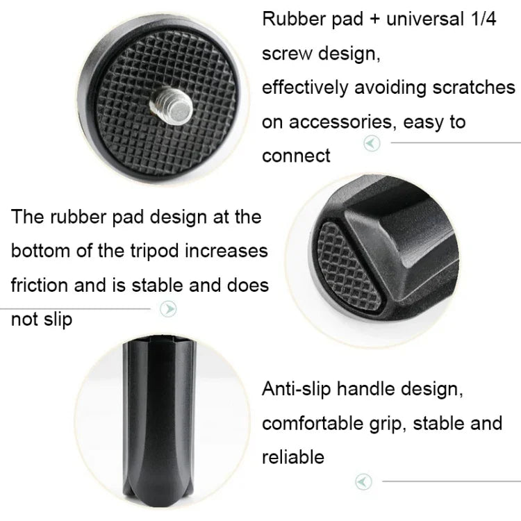 RCGEEK สำหรับ DJI OSMO Pocket 2 ขาตั้งกล้องมินิสากล อุปกรณ์เสริมกล้อง PTZ, 1196500 (สีดำ)