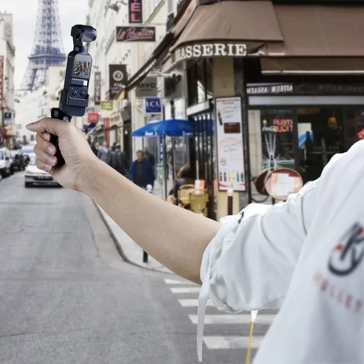 RCGEEK สำหรับ DJI OSMO Pocket 2 ขาตั้งกล้องมินิสากล อุปกรณ์เสริมกล้อง PTZ, 1196500 (สีดำ)