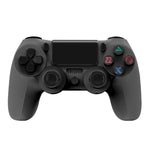 จอยเกมไร้สายบลูทูธ PS4 พร้อมแถบไฟและระบบสั่นคู่ สีขาว ดำ แดง น้ำเงิน เขียว ชมพู ตัวอักษร เส้น ไฟผี การ์ตูน ฮัลค์ โครงกระดูก เกียร์ สายฟ้า เปลวไฟ เมฆ ระเบิด ลายไม้ ดาวแดง