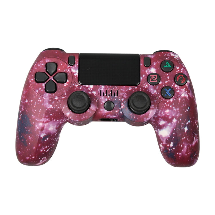 จอยเกมไร้สายบลูทูธ PS4 พร้อมแถบไฟและระบบสั่นคู่ สีขาว ดำ แดง น้ำเงิน เขียว ชมพู ตัวอักษร เส้น ไฟผี การ์ตูน ฮัลค์ โครงกระดูก เกียร์ สายฟ้า เปลวไฟ เมฆ ระเบิด ลายไม้ ดาวแดง