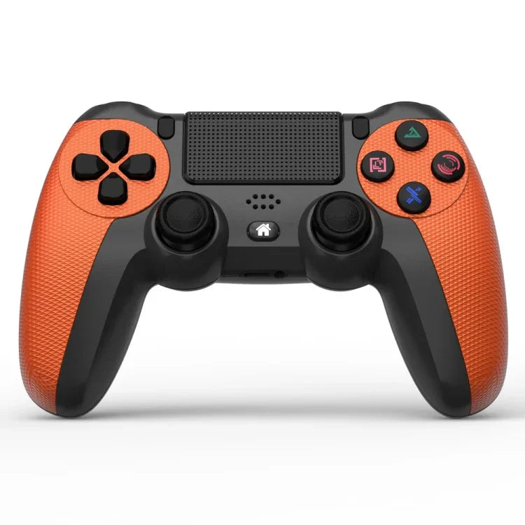 KM048 จอยสติ๊กไร้สาย Bluetooth 4.0 สำหรับ PS4 พร้อมแถบไฟ, KM048 (สีส้มสดใส), KM048 (สีชมพูโรส), KM048 (สีเหลืองมะนาว), KM048 (สีน้ำเงินภูเขา), KM048 (สีเทาสงคราม), KM048 (สีเงินสง่างาม), KM048 (สีขาวสง่างาม), KM048 (สีเขียวมิ้นต์)