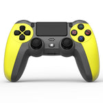 KM048 จอยสติ๊กไร้สาย Bluetooth 4.0 สำหรับ PS4 พร้อมแถบไฟ, KM048 (สีส้มสดใส), KM048 (สีชมพูโรส), KM048 (สีเหลืองมะนาว), KM048 (สีน้ำเงินภูเขา), KM048 (สีเทาสงคราม), KM048 (สีเงินสง่างาม), KM048 (สีขาวสง่างาม), KM048 (สีเขียวมิ้นต์)