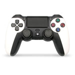 KM048 จอยสติ๊กไร้สาย Bluetooth 4.0 สำหรับ PS4 พร้อมแถบไฟ, KM048 (สีส้มสดใส), KM048 (สีชมพูโรส), KM048 (สีเหลืองมะนาว), KM048 (สีน้ำเงินภูเขา), KM048 (สีเทาสงคราม), KM048 (สีเงินสง่างาม), KM048 (สีขาวสง่างาม), KM048 (สีเขียวมิ้นต์)