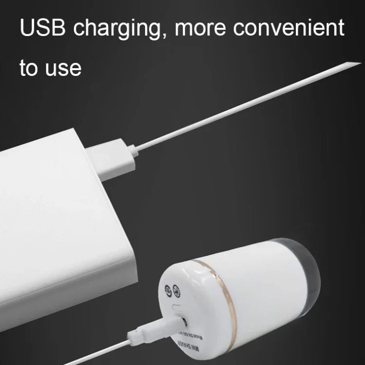 เครื่องโกนหนวดไฟฟ้าแบบพกพา SH-588 ชาร์จ USB สำหรับเดินทางในรถ, SH-588 (สีขาว), SH-588 (สีเทาดำ), SH-588 (สีเขียว)