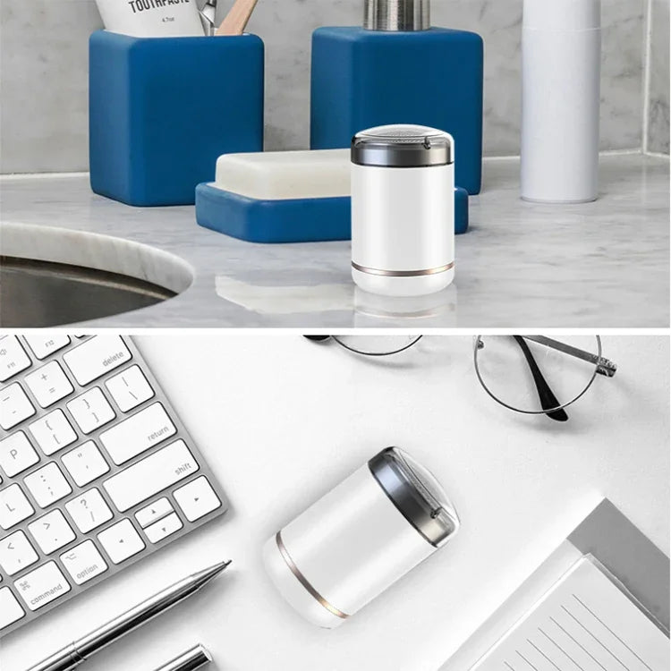 เครื่องโกนหนวดไฟฟ้าแบบพกพา SH-588 ชาร์จ USB สำหรับเดินทางในรถ, SH-588 (สีขาว), SH-588 (สีเทาดำ), SH-588 (สีเขียว)