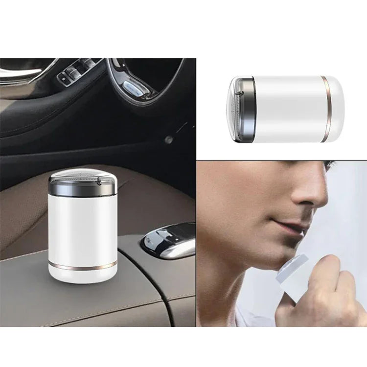 เครื่องโกนหนวดไฟฟ้าแบบพกพา SH-588 ชาร์จ USB สำหรับเดินทางในรถ, SH-588 (สีขาว), SH-588 (สีเทาดำ), SH-588 (สีเขียว)