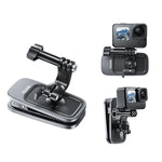 TELESIN คลิปแม่เหล็กหมุน 360 องศาสำหรับติดกระเป๋าเป้สำหรับกล้องแอคชัน, TELESIN