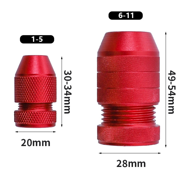 Adjustable Bit Stop Locator Drilling Aid Tool, Type  2-5, Type 6-11