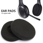 สำหรับ Logitech H800 แผ่นฟองน้ำหุ้มที่ครอบหู 2 ชิ้น, สำหรับ Logitech H800