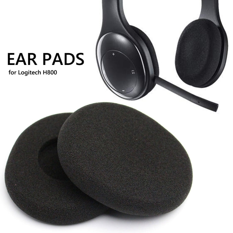 สำหรับ Logitech H800 แผ่นฟองน้ำหุ้มที่ครอบหู 2 ชิ้น, สำหรับ Logitech H800