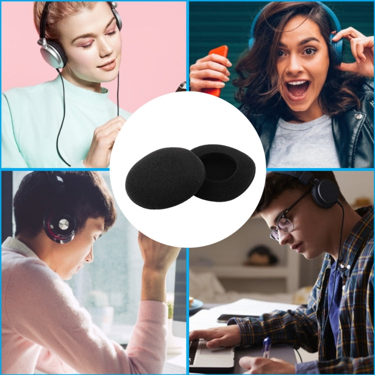สำหรับ Logitech H800 แผ่นฟองน้ำหุ้มที่ครอบหู 2 ชิ้น, สำหรับ Logitech H800