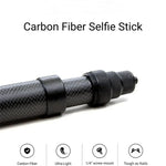 ไม้เซลฟี่โมโนพอดคาร์บอนไฟเบอร์ยาวพิเศษแบบมองไม่เห็น สำหรับ Insta360 / DJI Action / GoPro / กล้องกีฬา Xiao Yi, 1.5m, 3m, 5m