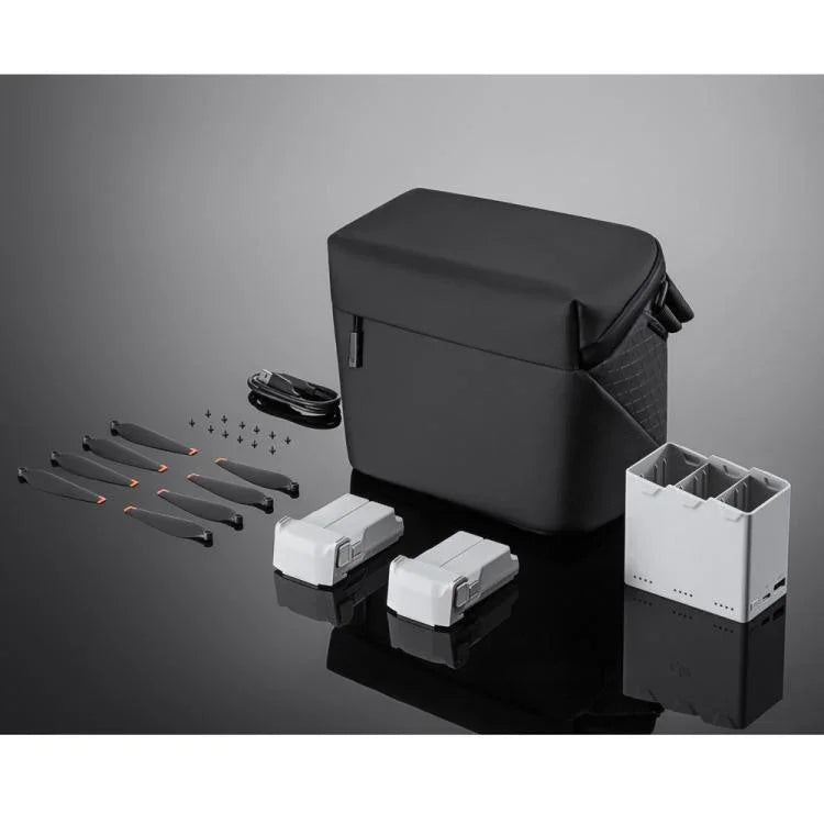 ชุด Fly More Kit Plus ของแท้สำหรับ DJI Mini 3 Pro ประกอบด้วยแบตเตอรี่ 3850 mAh / ใบพัด / แท่นชาร์จ, Fly More Kit Plus