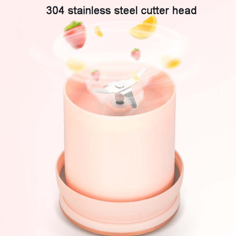 เครื่องคั้นน้ำผลไม้ไฟฟ้าพกพา LGZ-1 500 มล. 50W ใบมีด 4 ใบ ชาร์จได้, LGZ-1 (สีชมพู), LGZ-1 (สีขาว), LGZ-1 (สีเขียว)