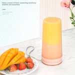 เครื่องคั้นน้ำผลไม้ไฟฟ้าพกพา LGZ-1 500 มล. 50W ใบมีด 4 ใบ ชาร์จได้, LGZ-1 (สีชมพู), LGZ-1 (สีขาว), LGZ-1 (สีเขียว)