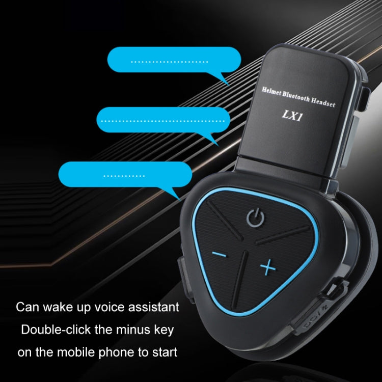 หูฟังบลูทูธไร้สายกันน้ำสำหรับหมวกกันน็อคมอเตอร์ไซค์ LX1 Bluetooth 5.3, ภาษาอังกฤษ